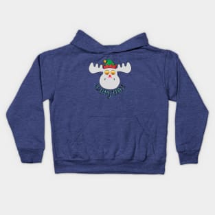 Funny Moose HAPPY TIME Kids Hoodie